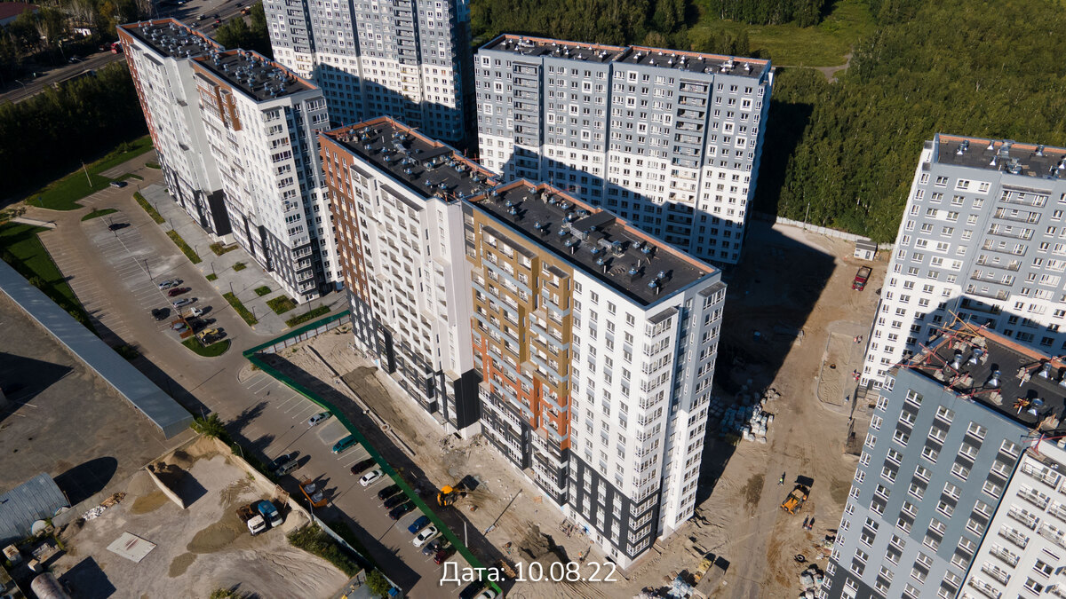 Ход строительства ЖК Преображенский на Московском (ГП-49) - фото от 15  августа 2022 - НашДом.РФ